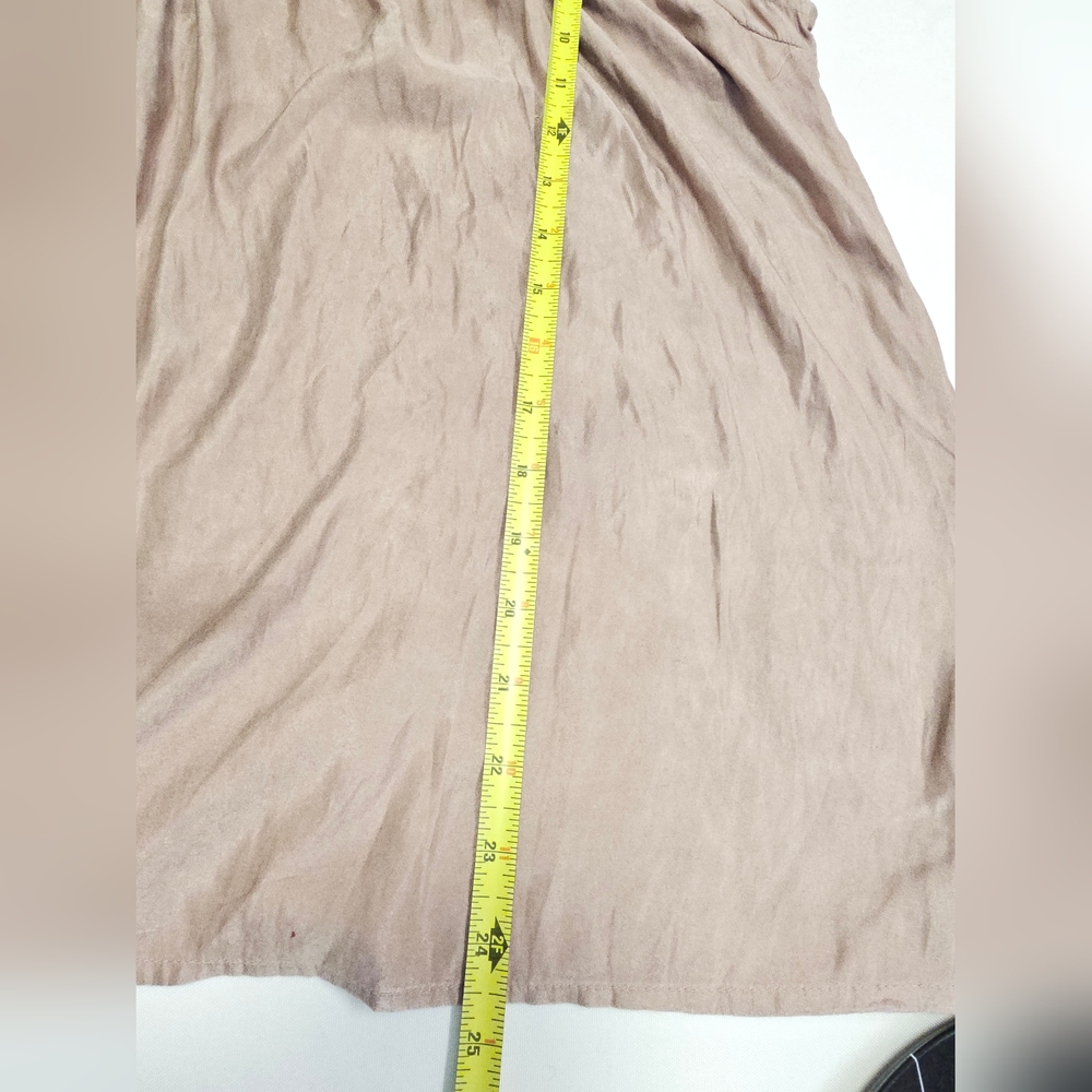 A.N.A Tunic Blouse Tan Size Large - Picture 11 of 15